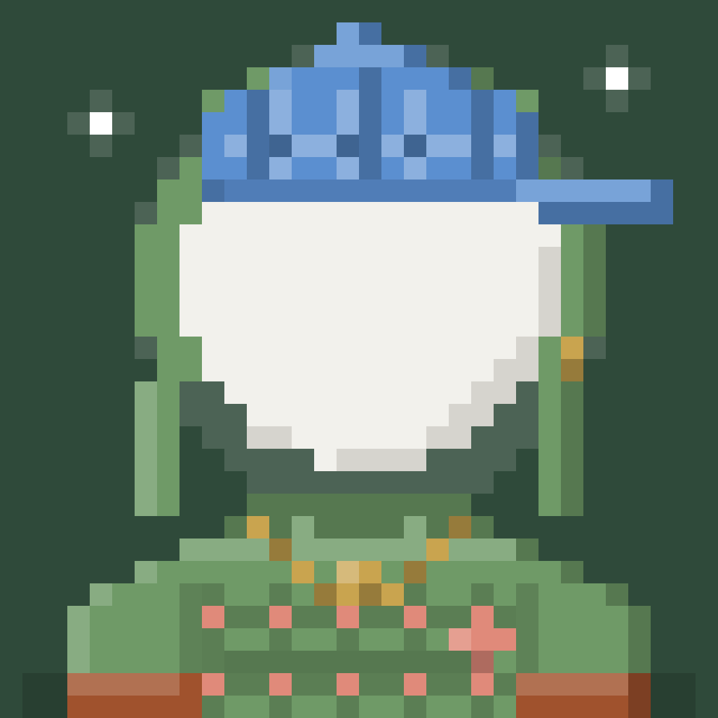 #101 at Level 4: Sky Snapback, Sage Hoodie